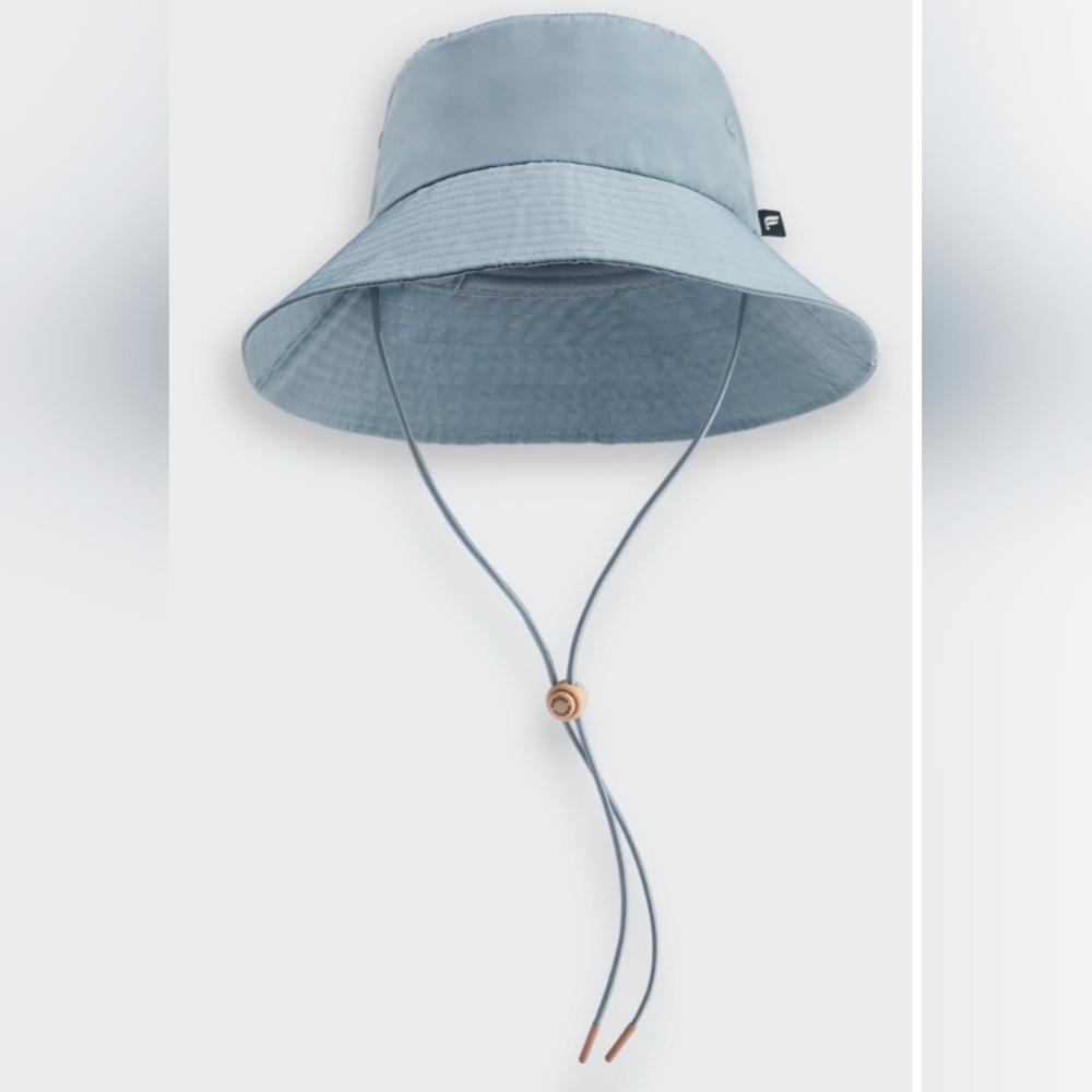 Light Blue Bucket Hat with Adjustable Strap